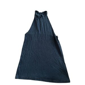 American Eagle Outfitters Strappy Size XS Navy Blue High Neck Tank Top